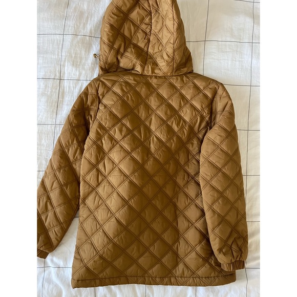 Madewell addition quilted packable puffer jacket -xxs toffee - Picture 4 of 7